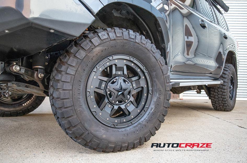 TOYOTA LANDCRUSIER ROCKSTAR XD 3 MATTE BLACK